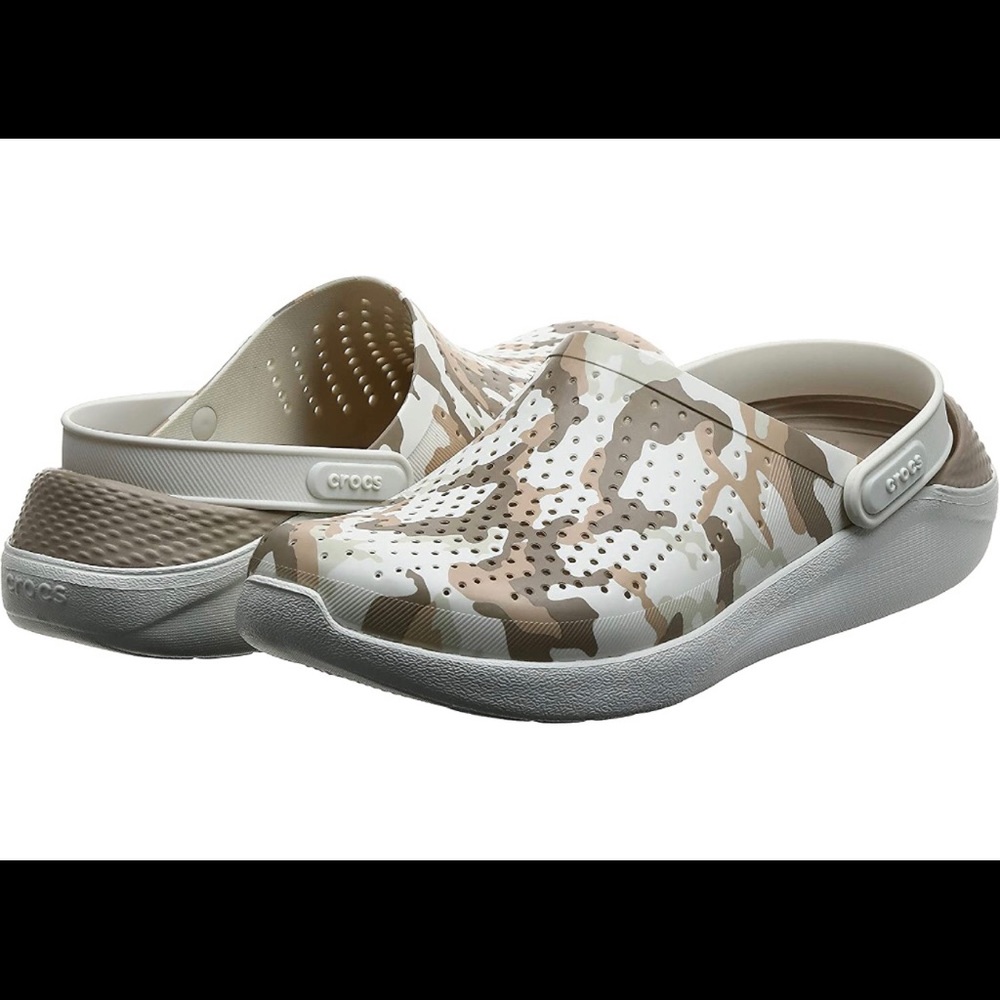 Crocs 206491 Unisex LiteRide Camo Clog NWT. Men’s size 10 / Women’s size 12.